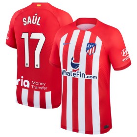 Atlético Madrid Saul 17 Domácí 2023-24 - Fotbalové Dresy (S/S)